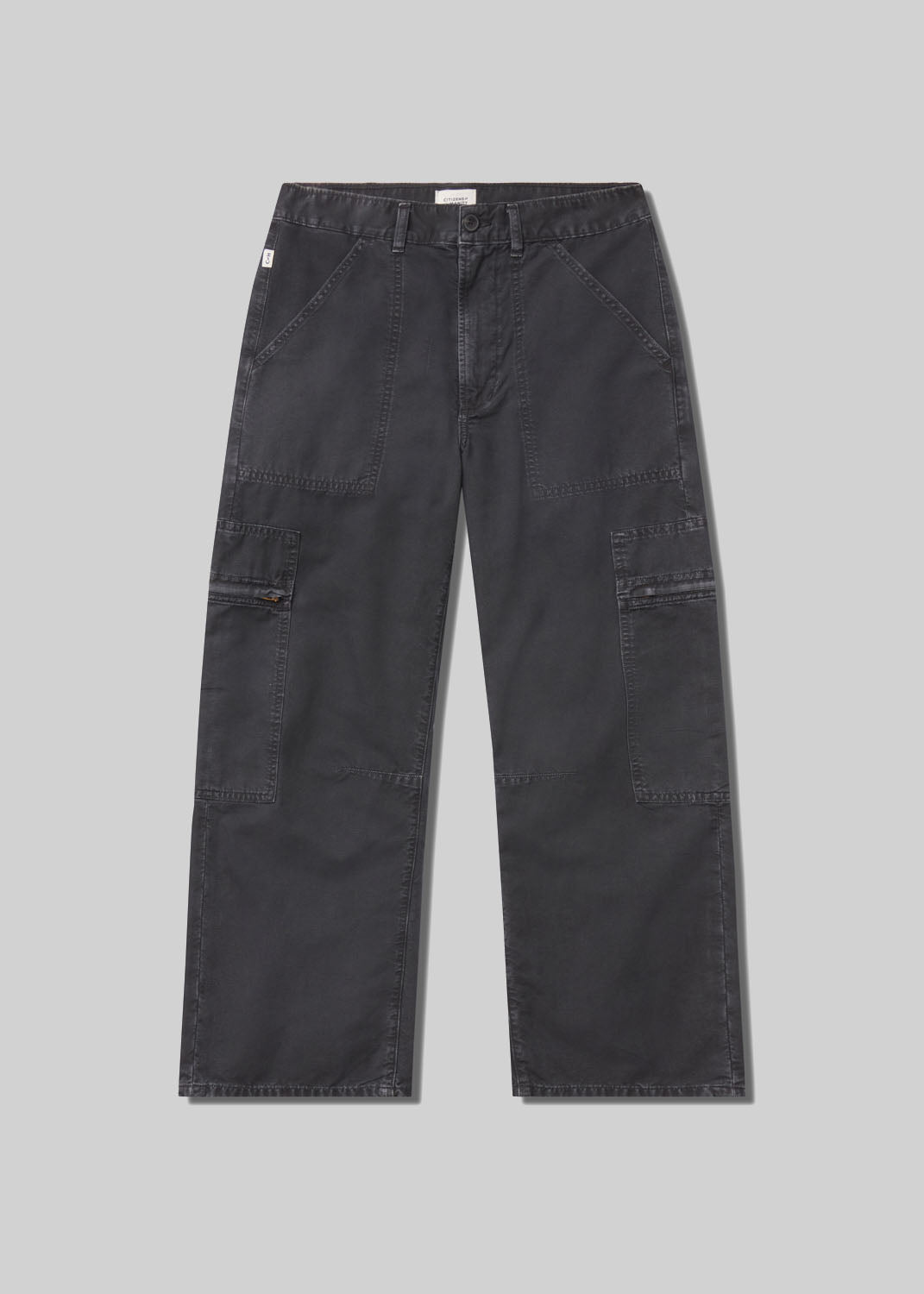 Marcelle Low Slung Easy Cargo in Washed Black