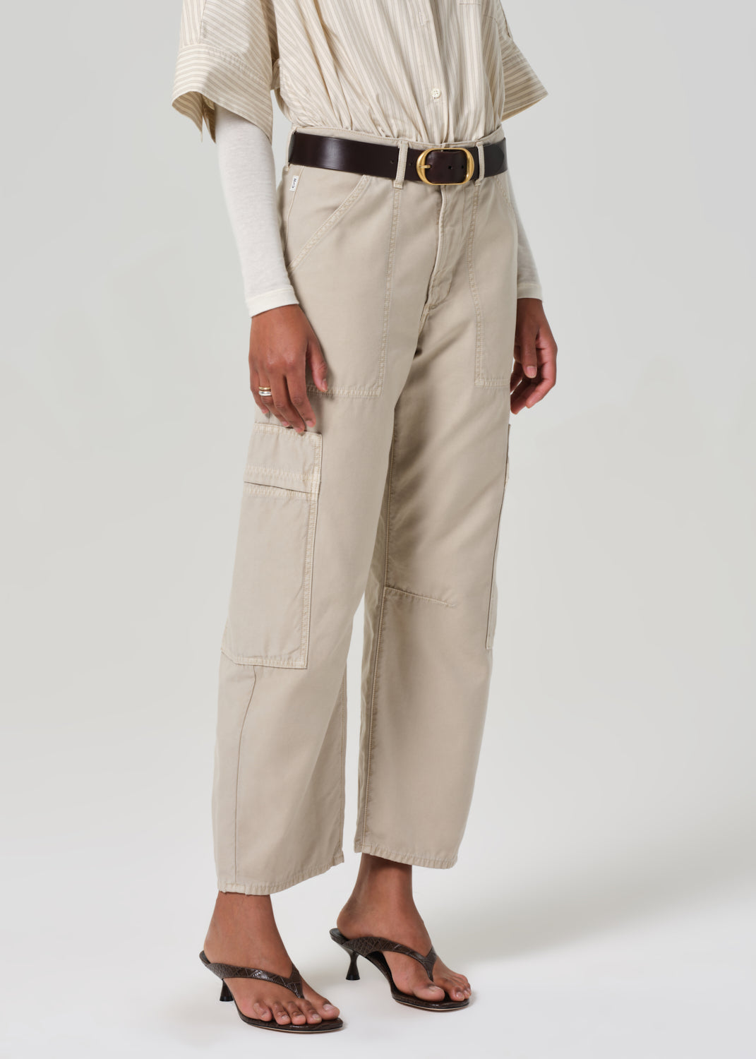 Marcelle Low Slung Easy Cargo in Burnished Quartz