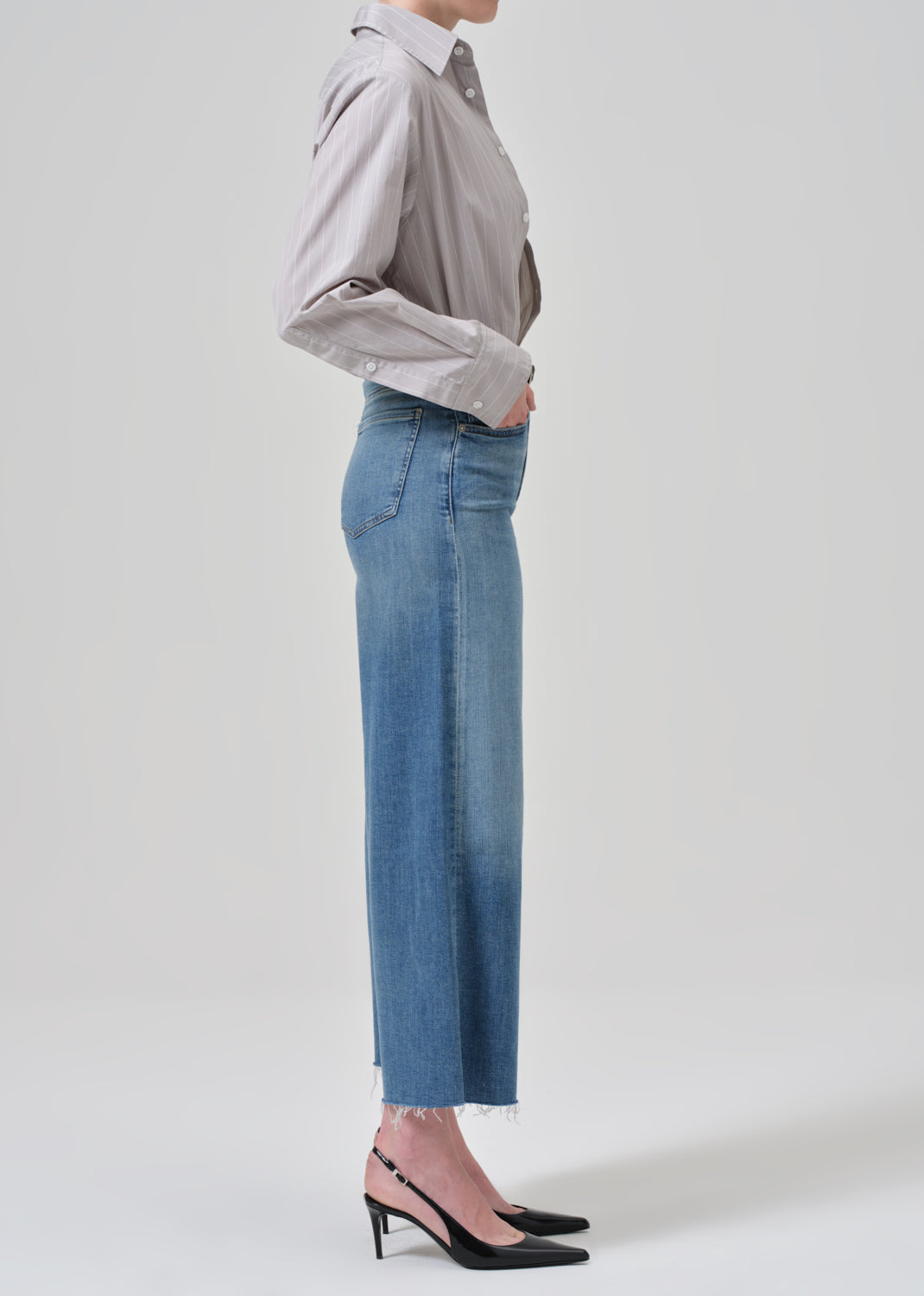 Lyra Wide Leg Crop in Abliss