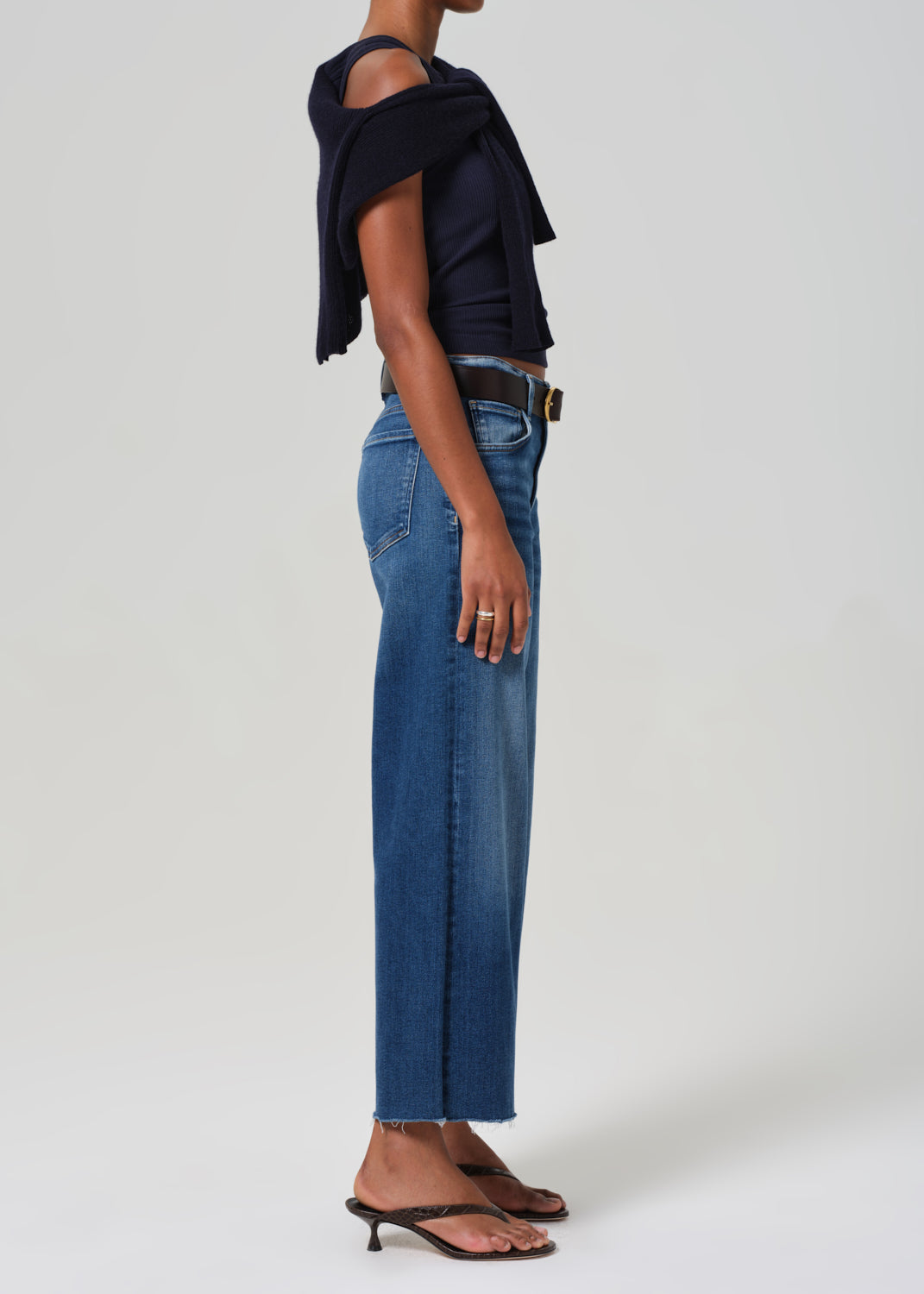 Lyra Wide Leg Crop in Ambry