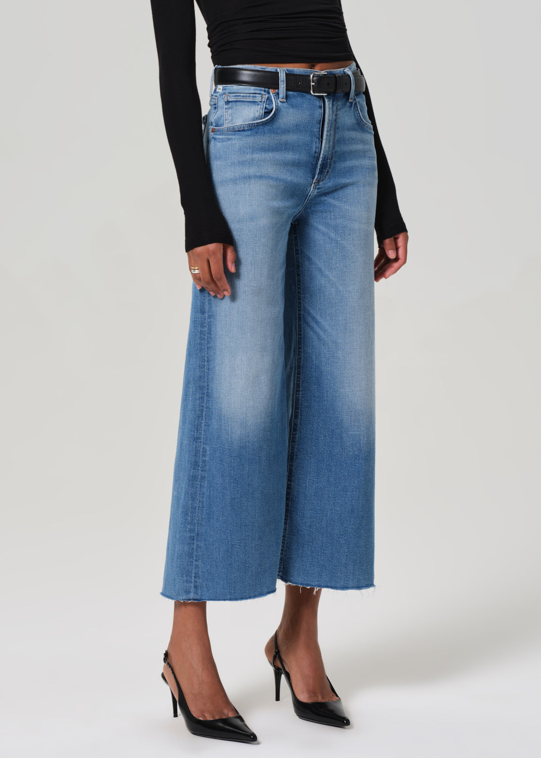 Lyra Wide Leg Crop in Bhodi