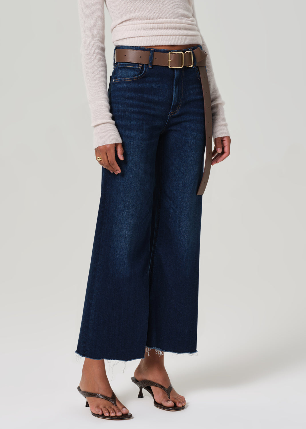 Lyra Wide Leg Crop in Lotus