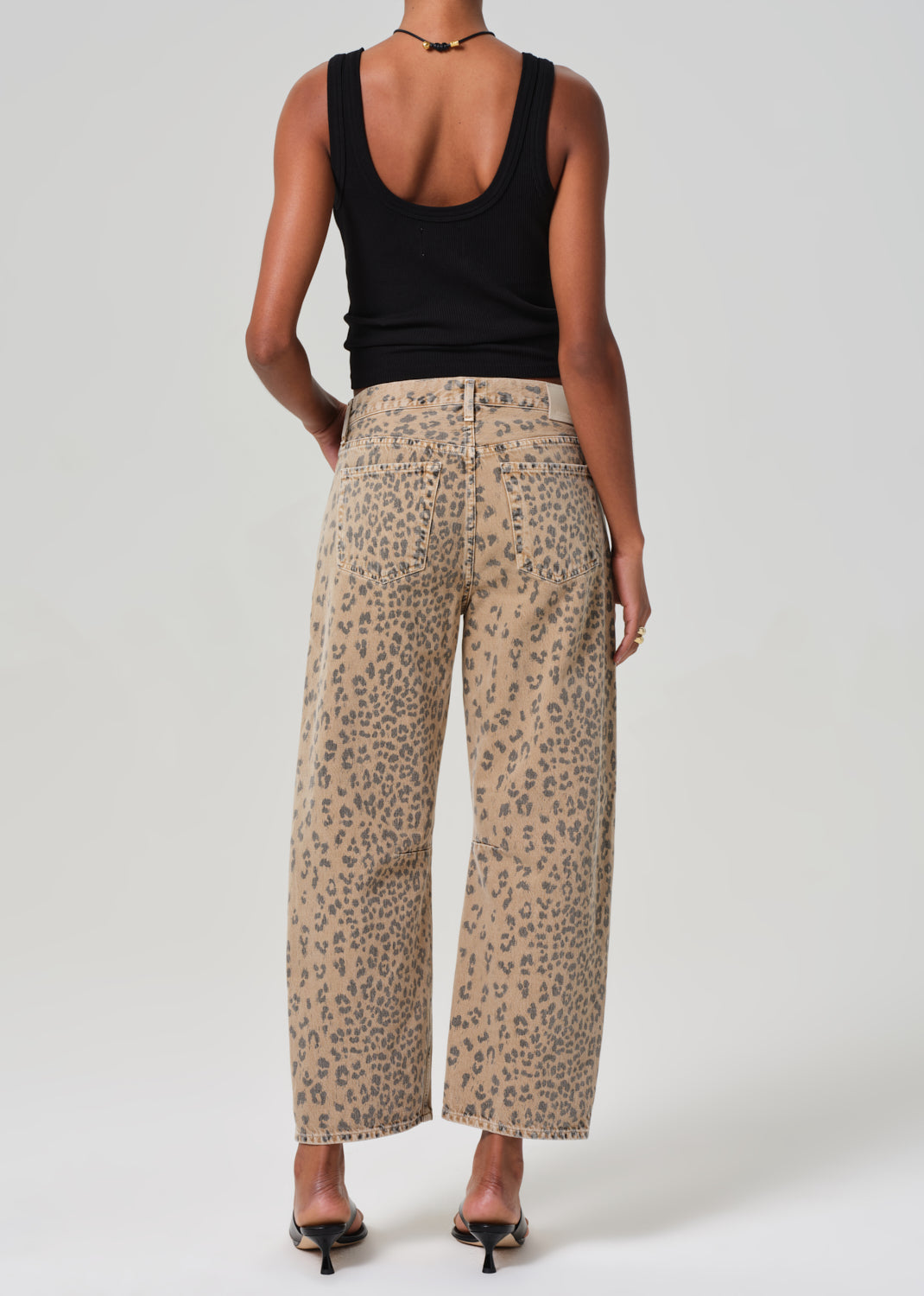 Miro Relaxed Jean in Natural Cheetah