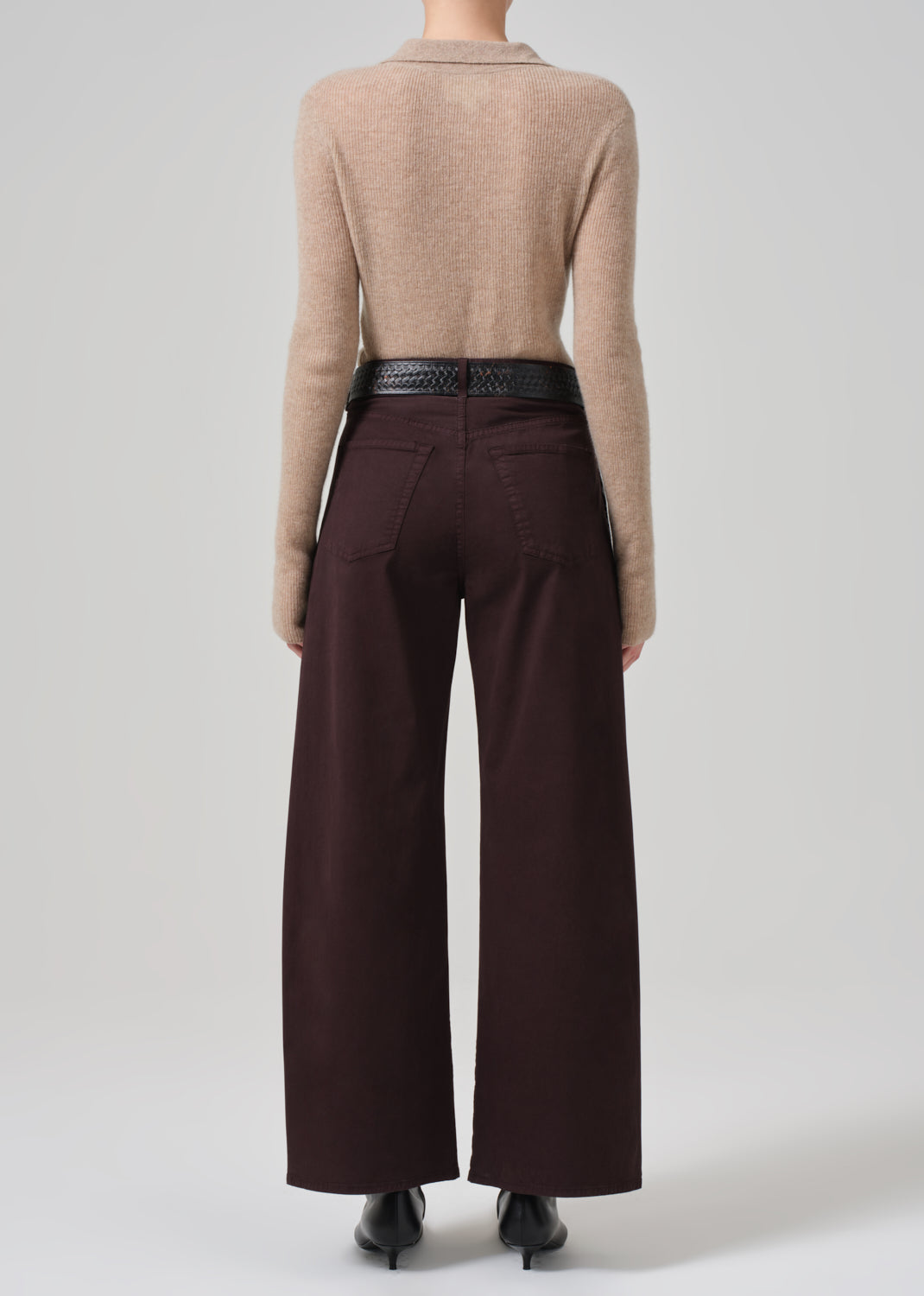 Petra Pleated Trouser in Clove