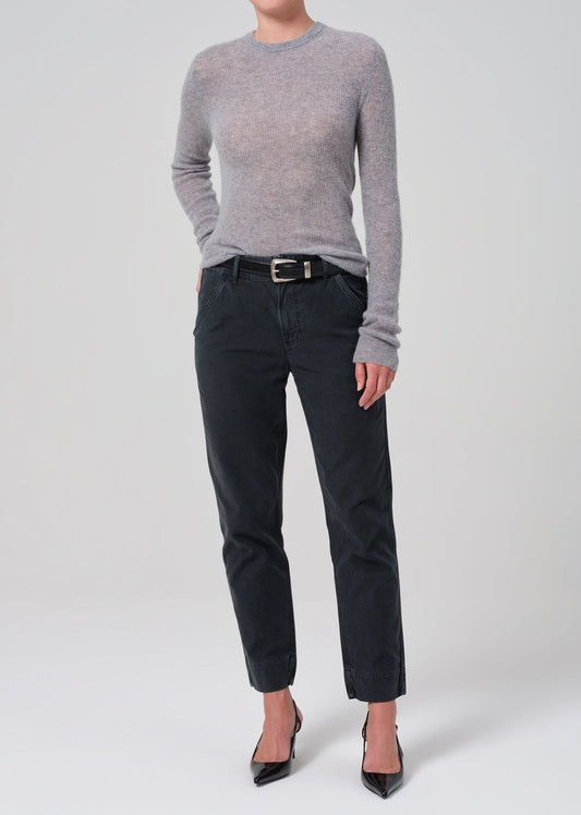 Carter Utility Pant in Washed Black