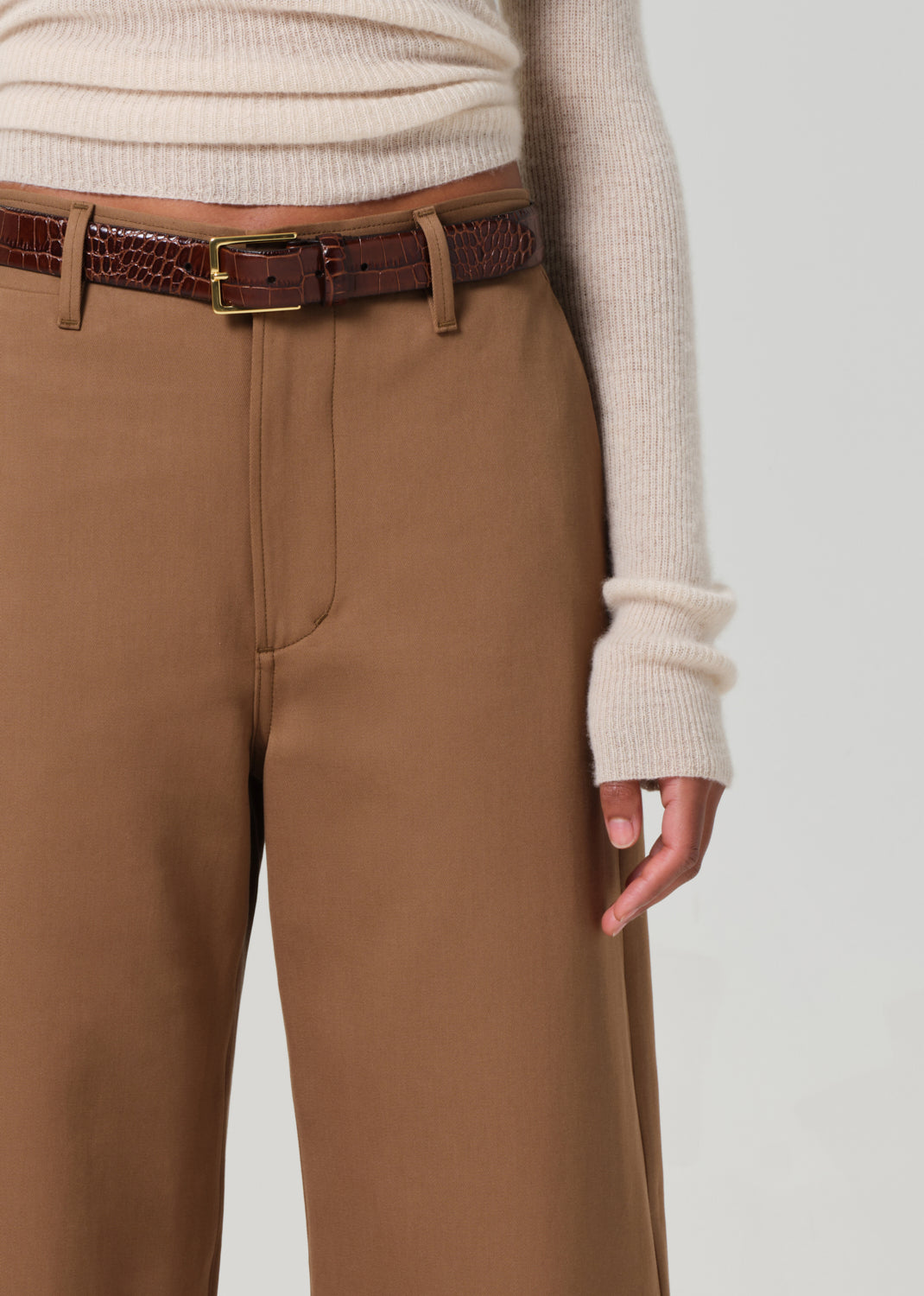 Ayla Polish Trouser in Nut