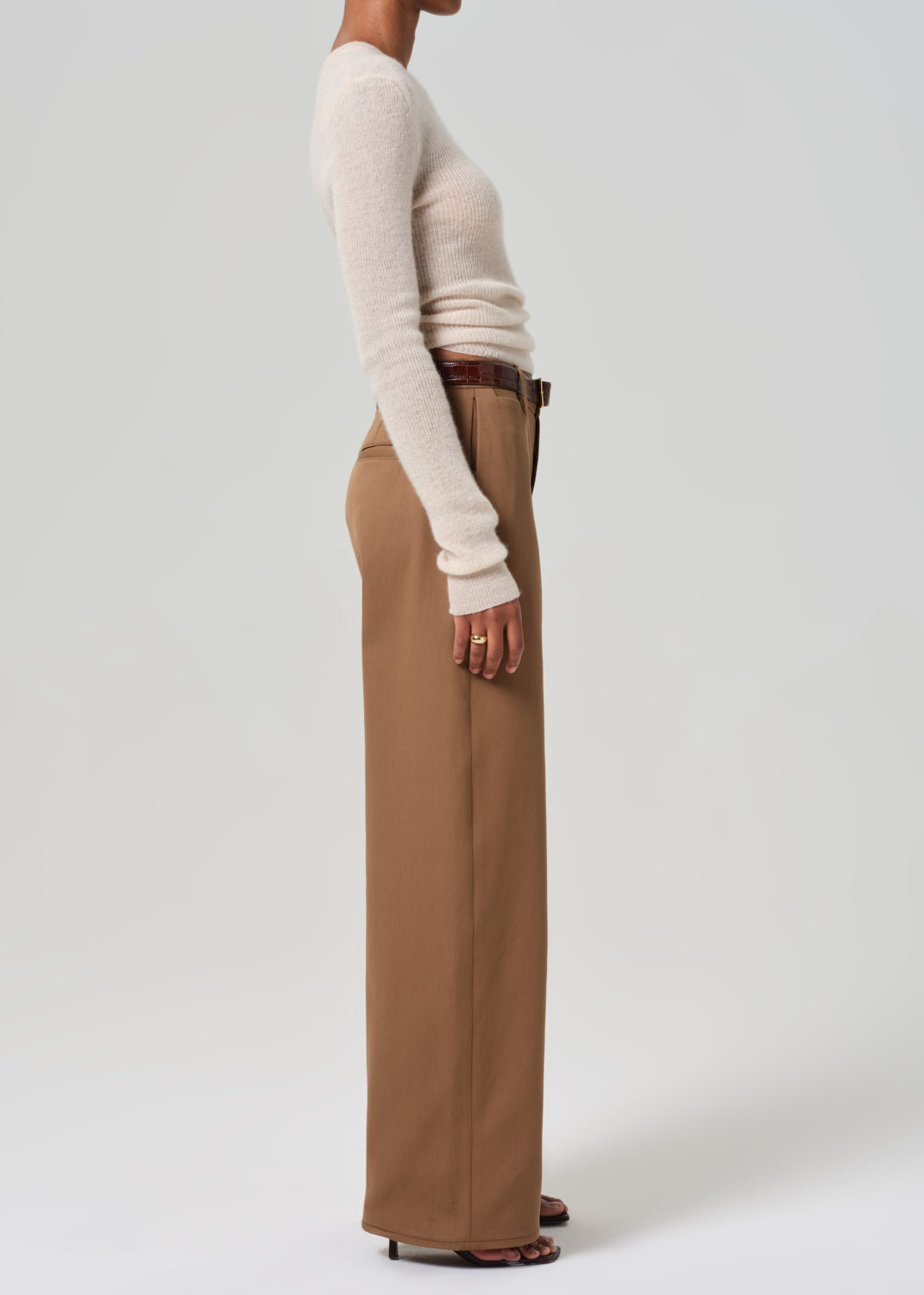 Ayla Polish Trouser in Nut