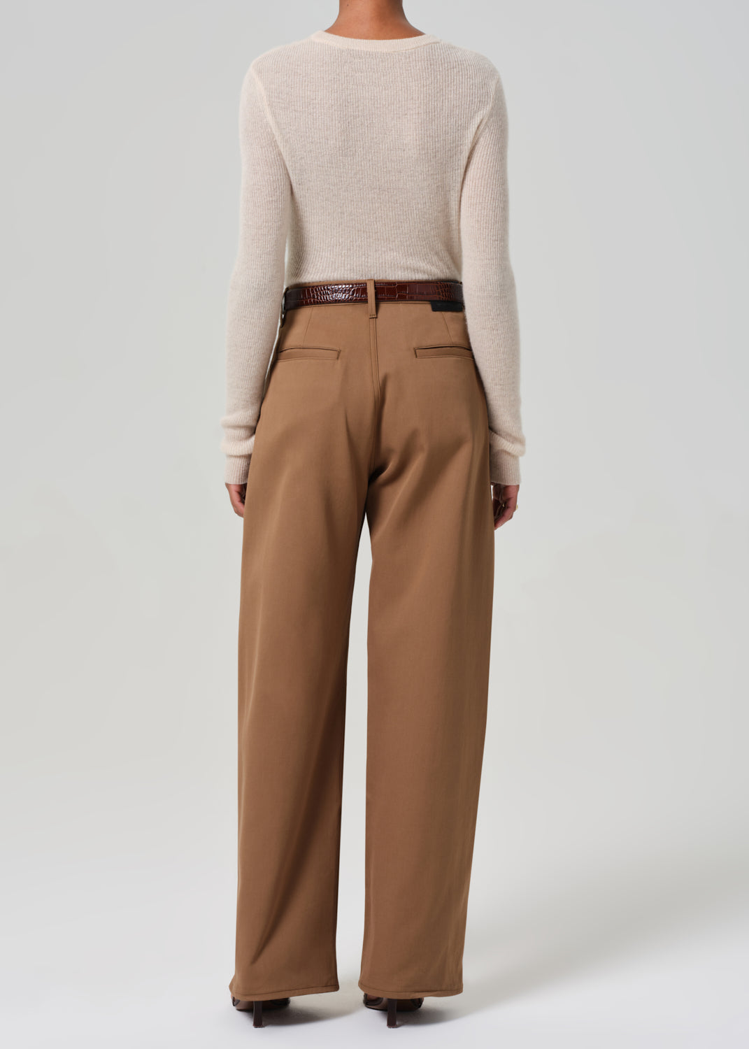 Ayla Polish Trouser in Nut