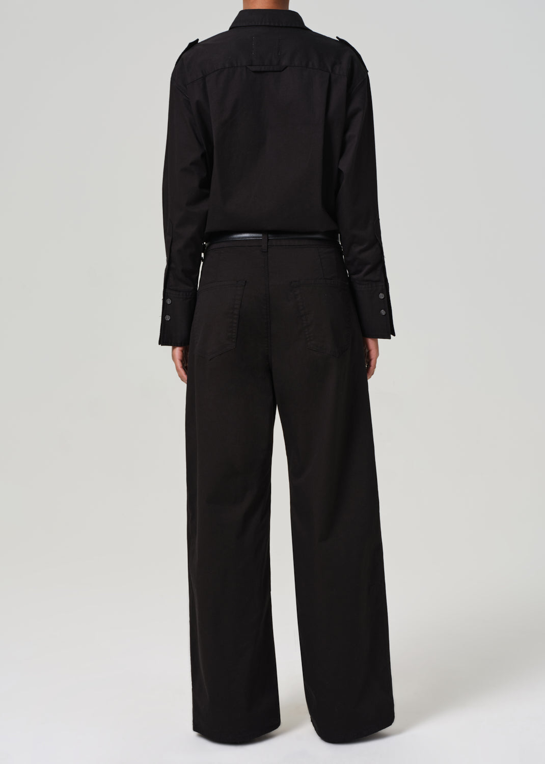 Petra Pleated Trouser in Black