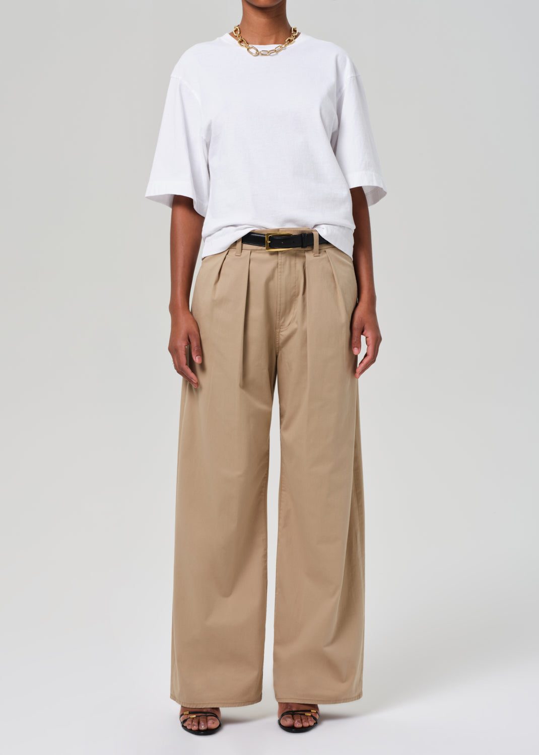 Petra Pleated Trouser in Catalina