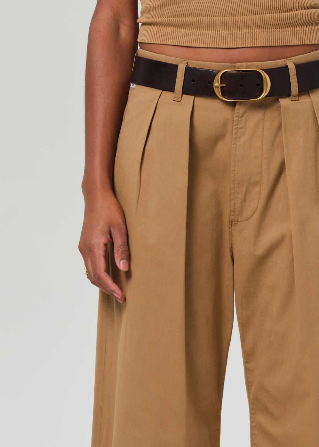 Petra Pleated Trouser in Nano