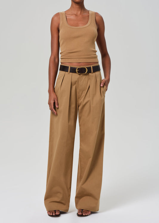 Petra Pleated Trouser in Nano