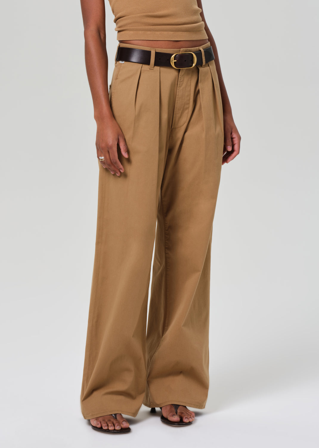 Petra Pleated Trouser in Nano