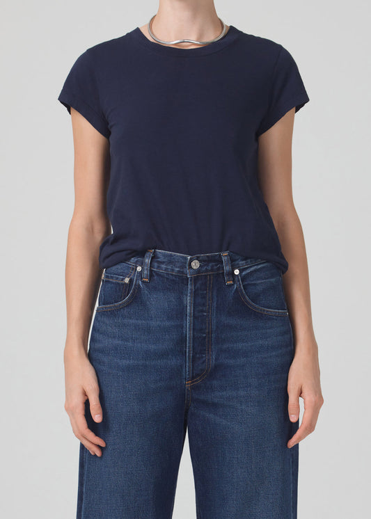 Juliette Slim T-Shirt in Navy