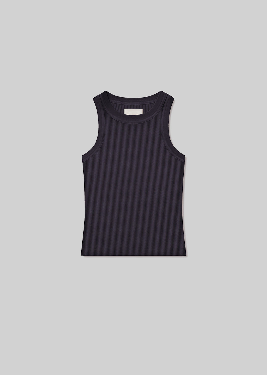 Isabel Rib Tank in Charcoal