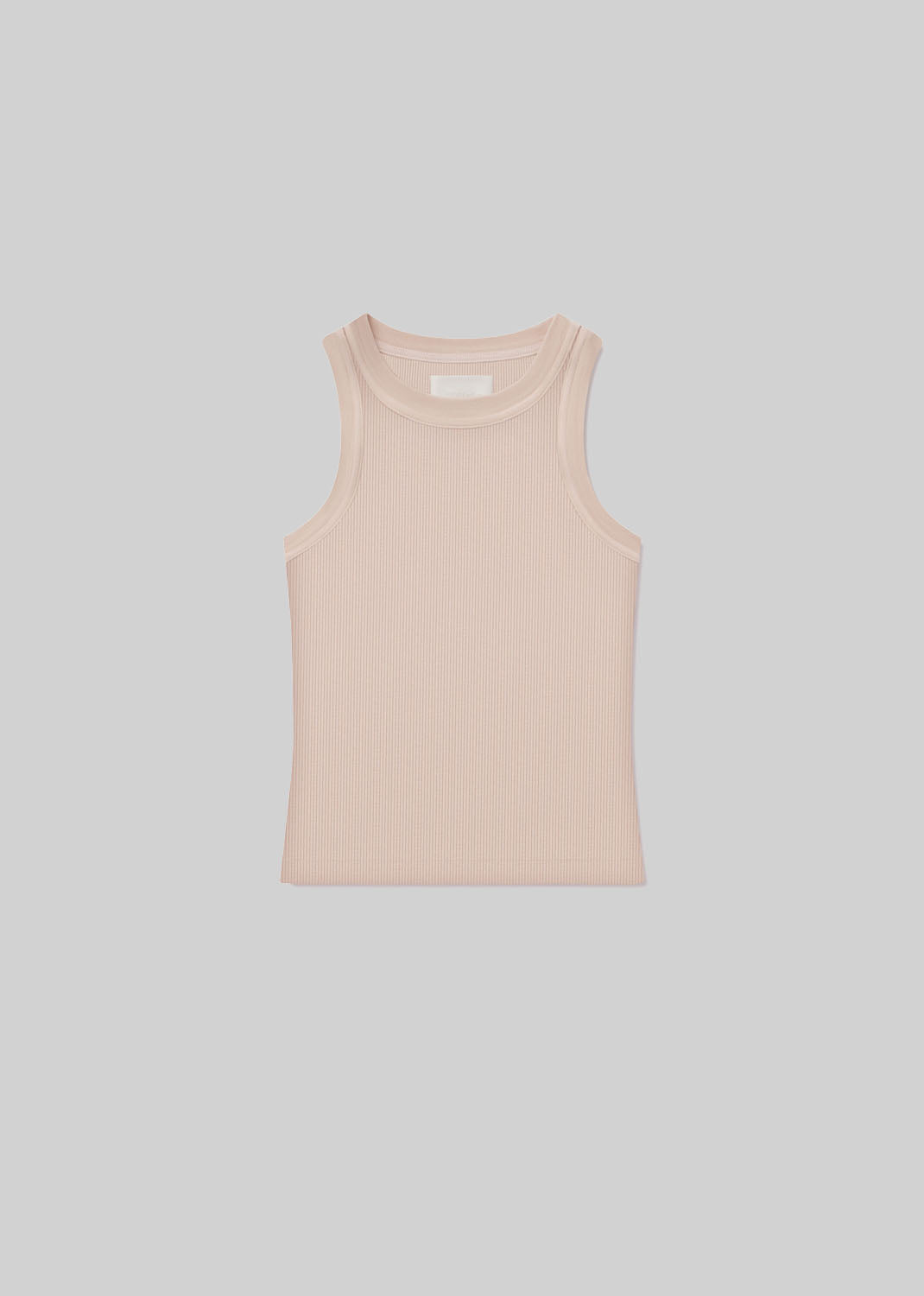 Isabel Rib Tank in Muted Rose