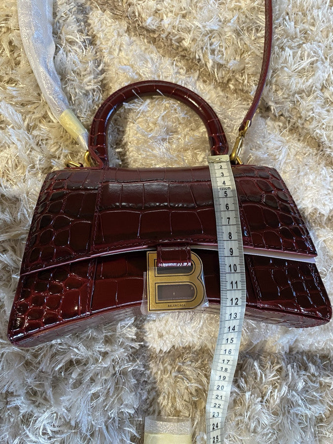 Authentic Balenciaga Hourglass Top Handle Bag