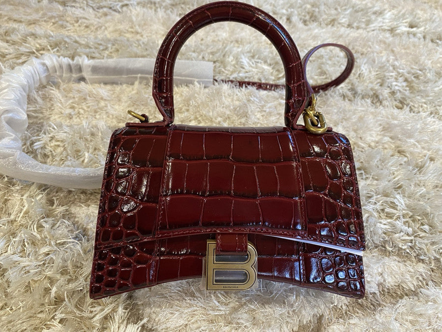 Authentic Balenciaga Hourglass Top Handle Bag