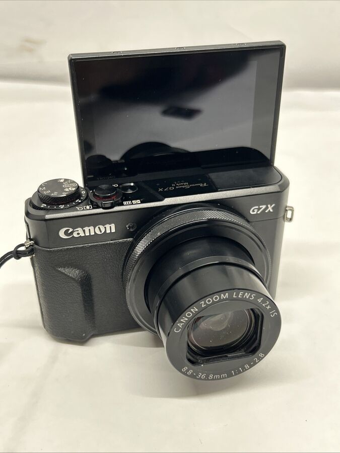 Canon PowerShot G7 X Mark II 20.1MP Compact Digital Point and Shoot Camera Black