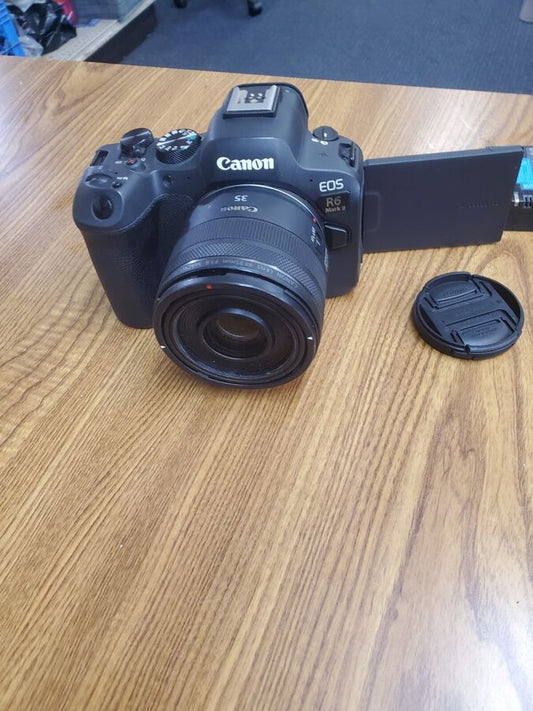 Canon EOS R6 Mark II 24.2MP Mirrorless Camera W/Canon 35 Lens(ShutterCount:8668)