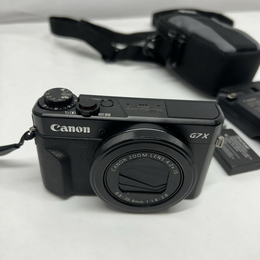 Canon PowerShot G7 X Mark II 20.1MP Compact Digital Point and Shoot Camera Black