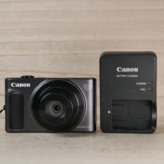 Canon PowerShot SX620 HS 20.2MP Digital Camera - Black *GOOD/TESTED*