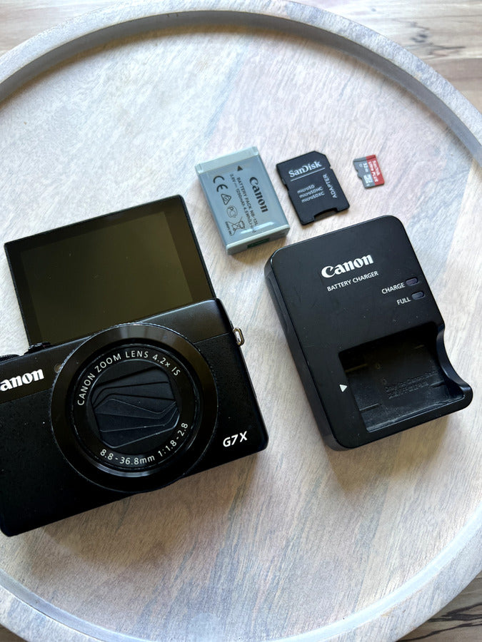 Canon PowerShot G7 X Mark I Black 4.2x Optical Zoom 20.2 MP Digital Camera