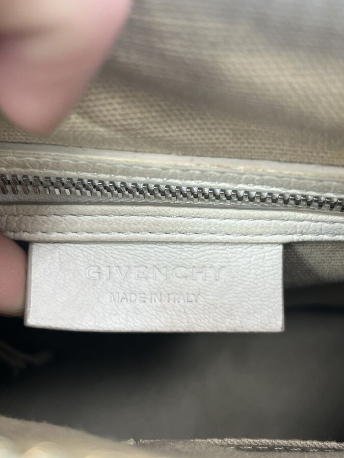 Authentic Givenchy Antigona Crossbody Bag Pearl White