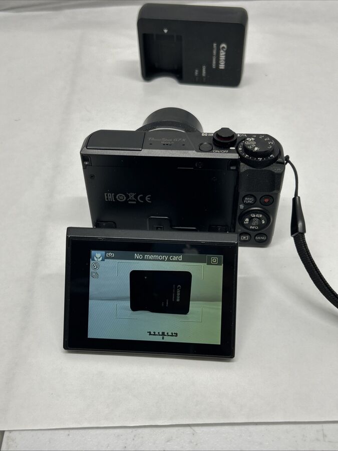 Canon PowerShot G7 X Mark II 20.1MP Compact Digital Point and Shoot Camera Black